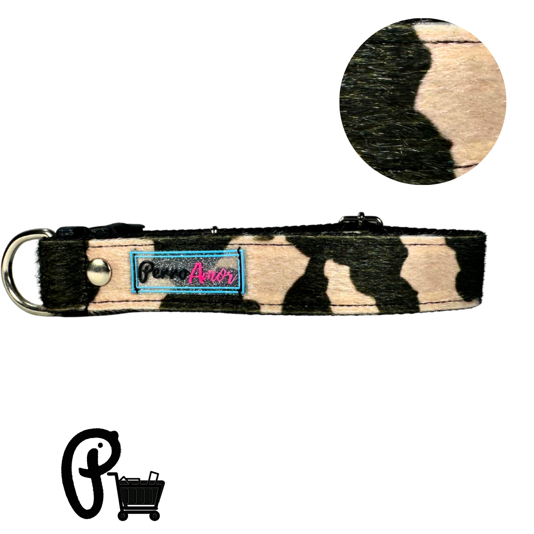 Collar Vida Mía " Vaca Café "