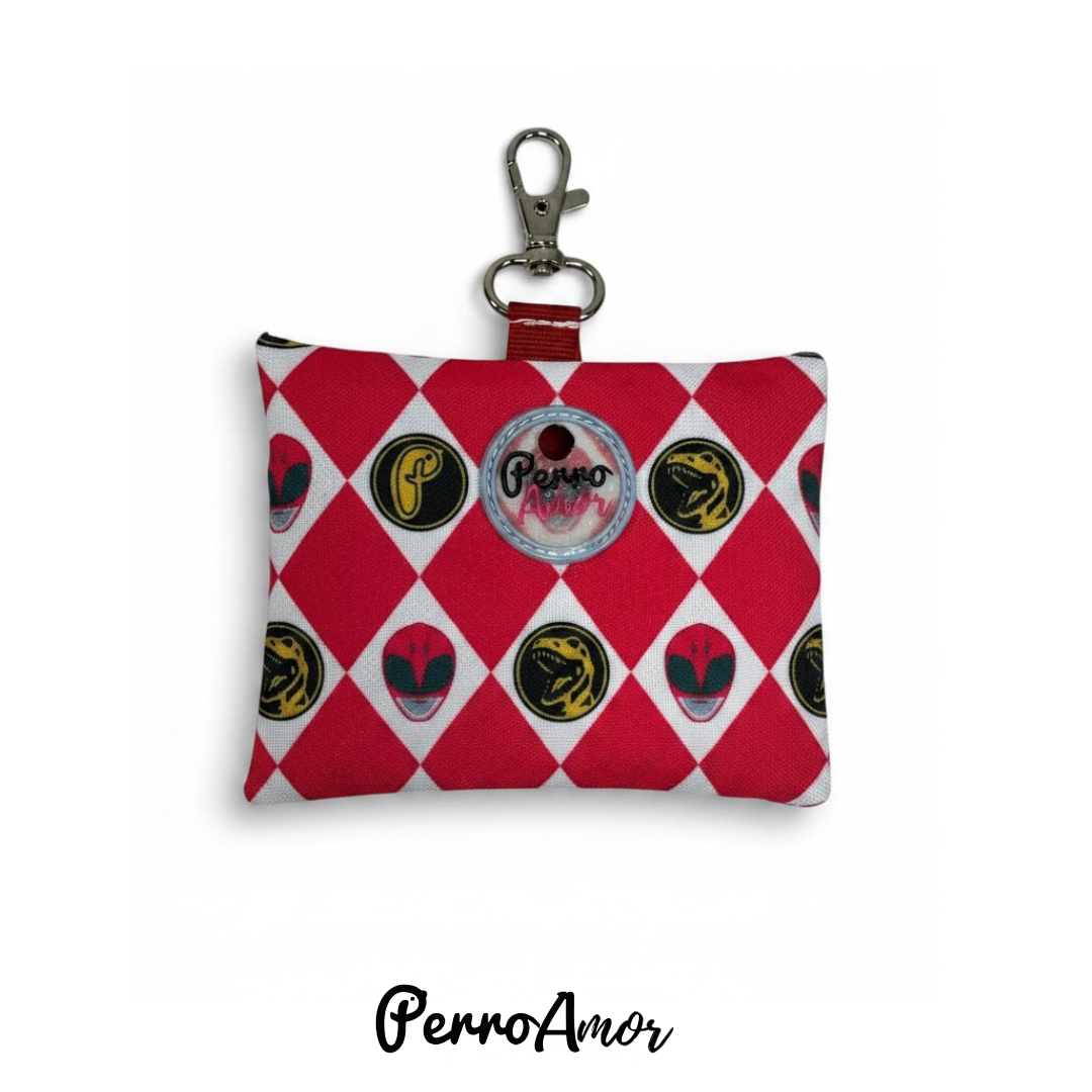 Porta Bolsas Oh my 💩 " Ranger Rojo "