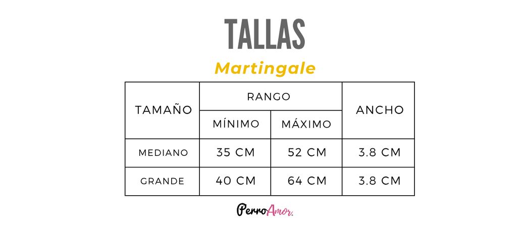 Martingale Ancho Nombre y Teléfono