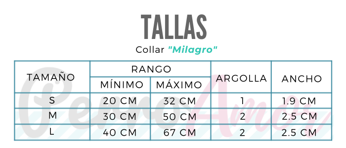 Collar Milagro " Snow py "