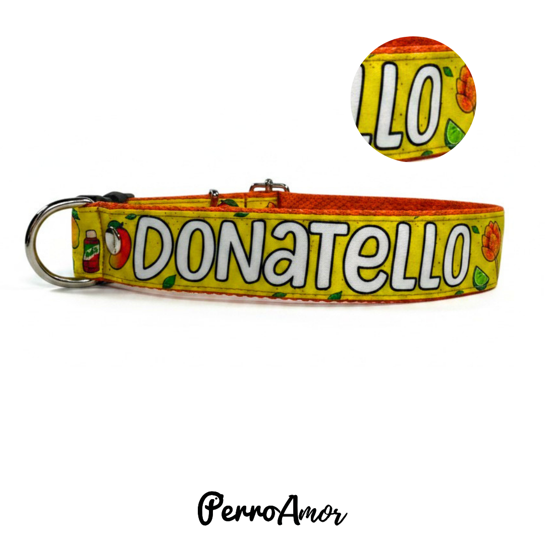 Collar Vida Mía " Nombre y Teléfono "
