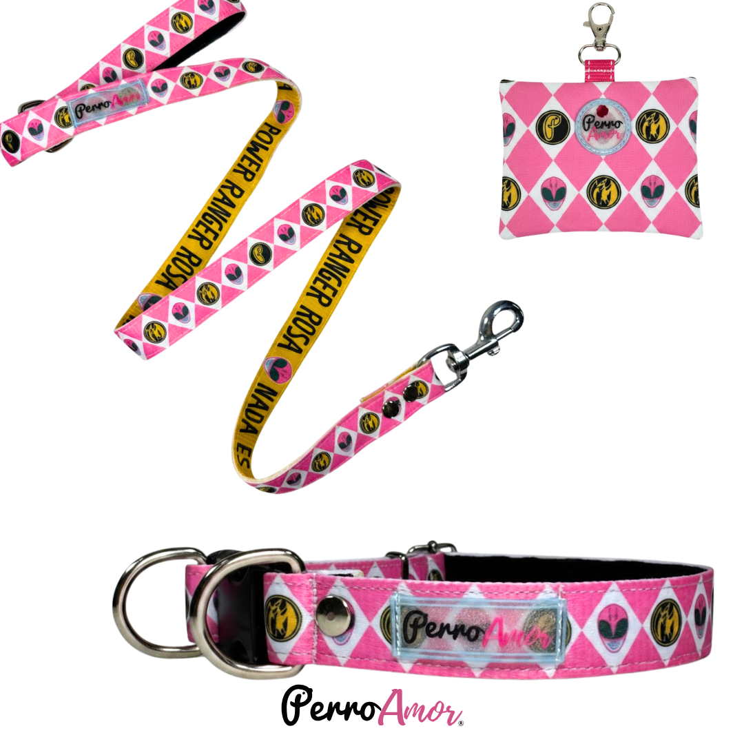 Combo Paseo " Ranger Rosa "