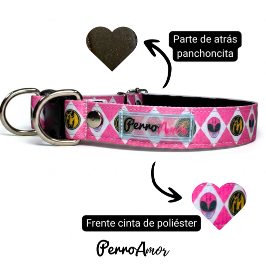 Collar Milagro  " Ranger Rosa "