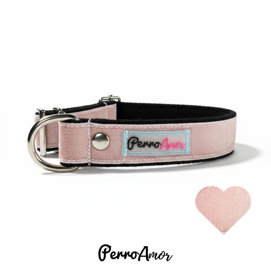 Collar Vida Mía " Terciopelo Salmon " Hibrido