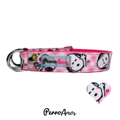 Collar Vida Mía " Snoo paws Rosa "