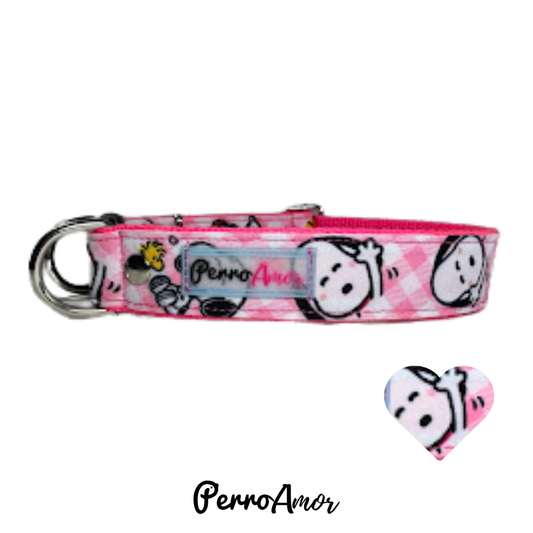 Collar Vida Mía " Snoo paws Rosa "