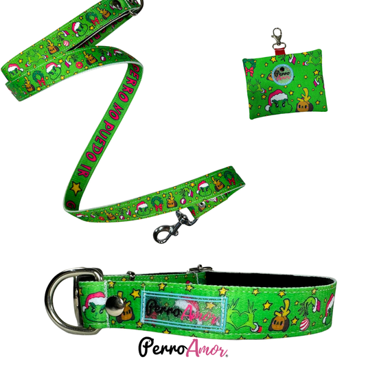 Combo Paseo " Grinchpaws "