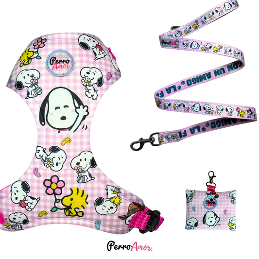 Combo Caminata " Peanuts Rosa "