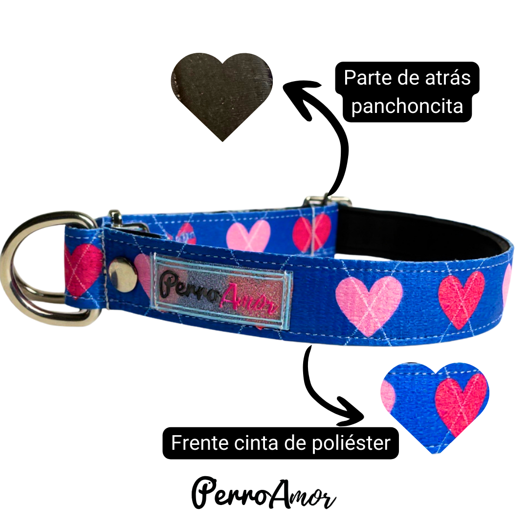 Collar Milagro  " Preppy Azul "
